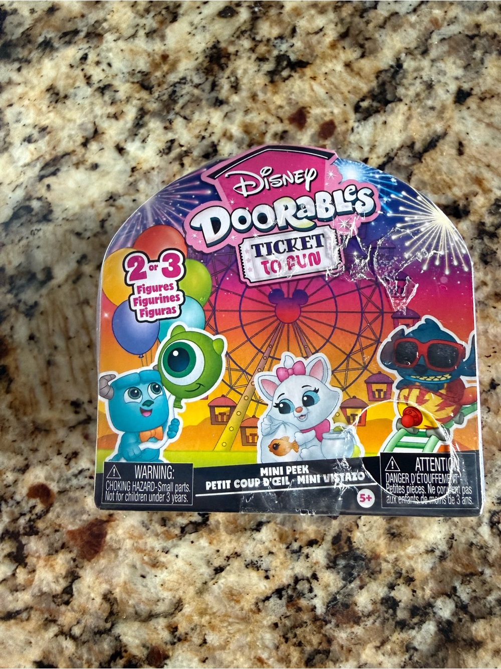 Disney Doorables Ticket to Fun Mini Peek Toy - Pink, Purple, Blue